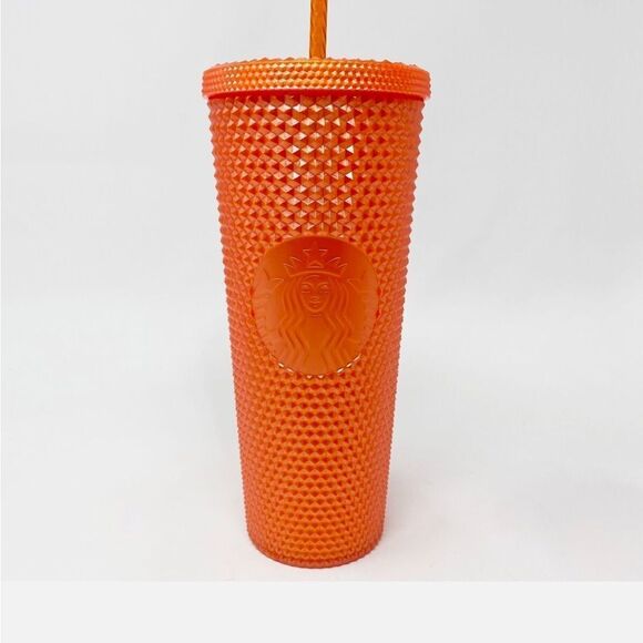 Starbucks 2022 Fall Edition Studded Tumbler Orange 24oz. NWT - Picture 1 of 4